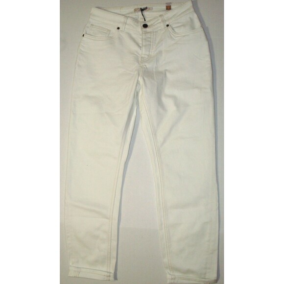 New NWT Womens 2 26 X 27 Prana Buxton Jeans White Boyfriend Stretch Organic Nice - Picture 3 of 7